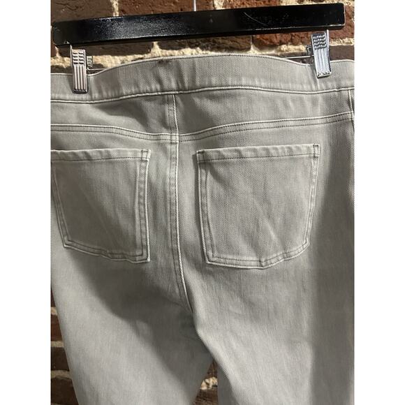 Spanx Gray Skinny Ankle Length Stretch Pull On Jean Jegging XL - Picture 5 of 7